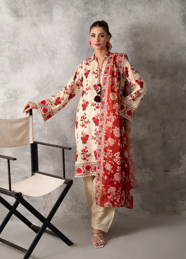 Sibel by Salitex Printed Lawn Suit Unstitched 3 Piece SUNW24ASI025UT - Summer Collection