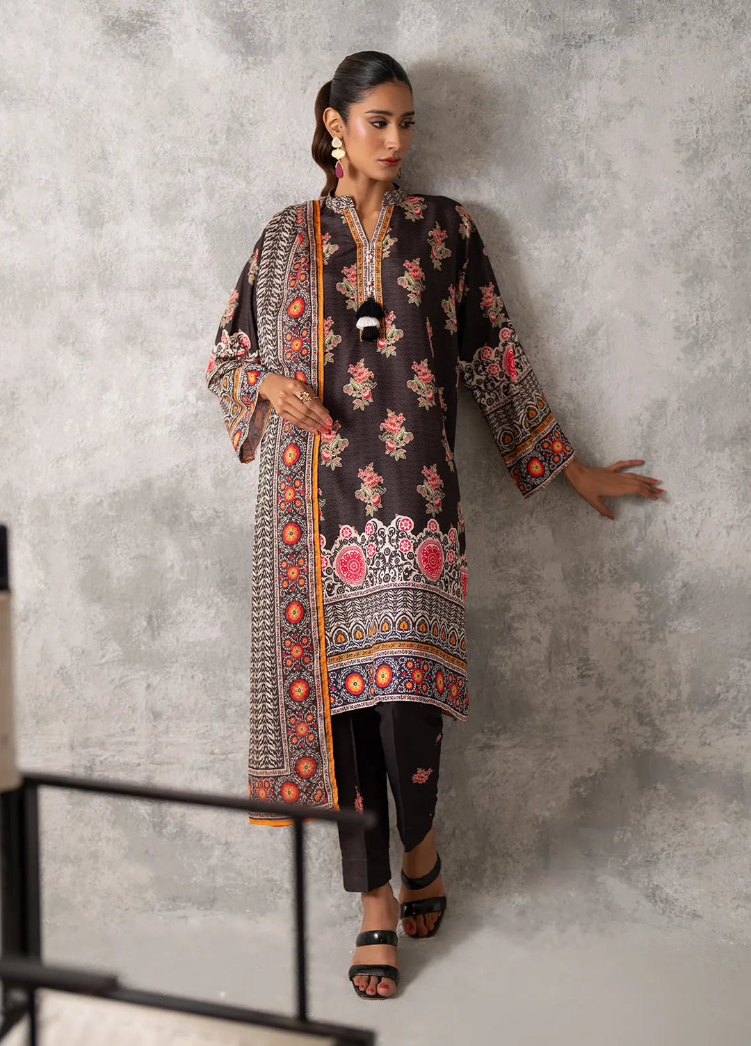 Sibel by Salitex Printed Lawn Suit Unstitched 3 Piece SUNW24ASI026UT - Summer Collection