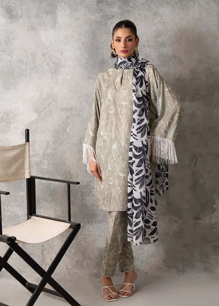 Sibel by Salitex Printed Lawn Suit Unstitched 3 Piece SUNW24ASI028UT - Summer Collection