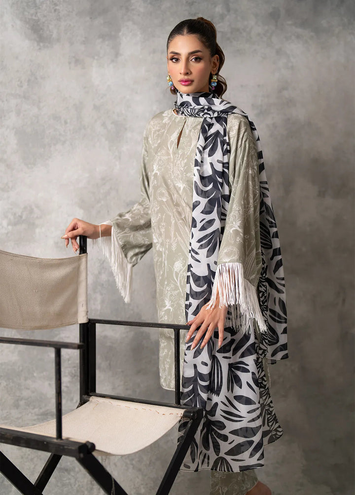 Sibel by Salitex Printed Lawn Suit Unstitched 3 Piece SUNW24ASI028UT - Summer Collection