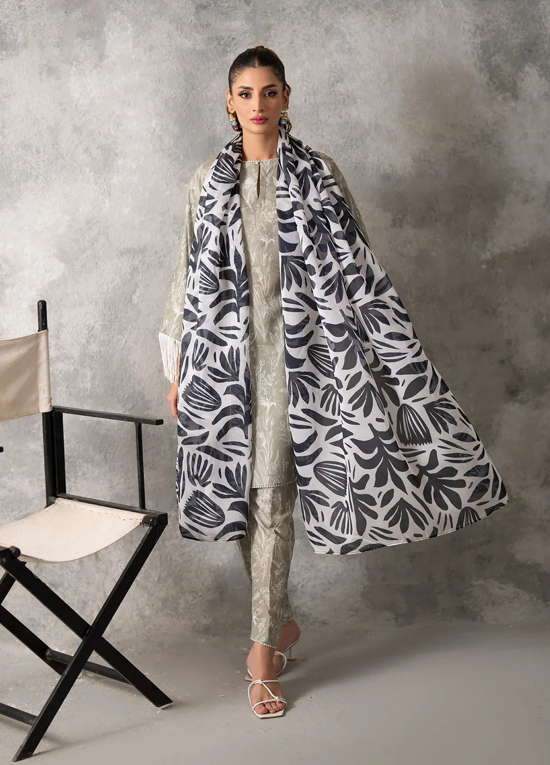 Sibel by Salitex Printed Lawn Suit Unstitched 3 Piece SUNW24ASI028UT - Summer Collection