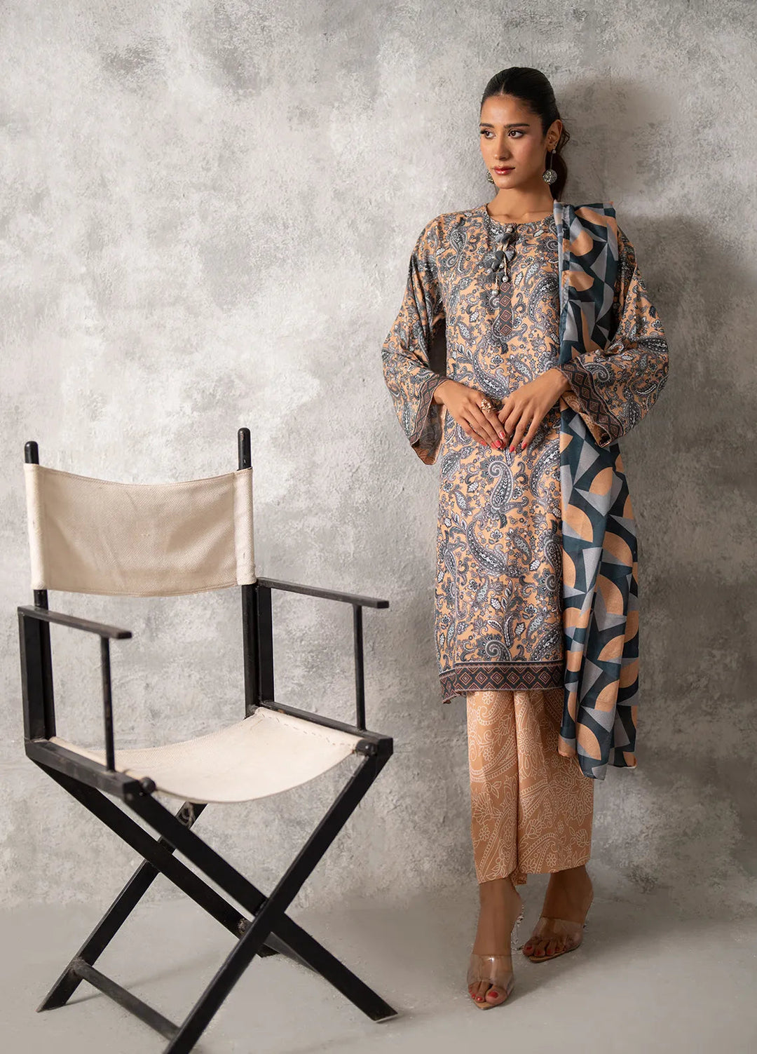 Sibel by Salitex Printed Lawn Suit Unstitched 3 Piece SUNW24ASI029UT - Summer Collection
