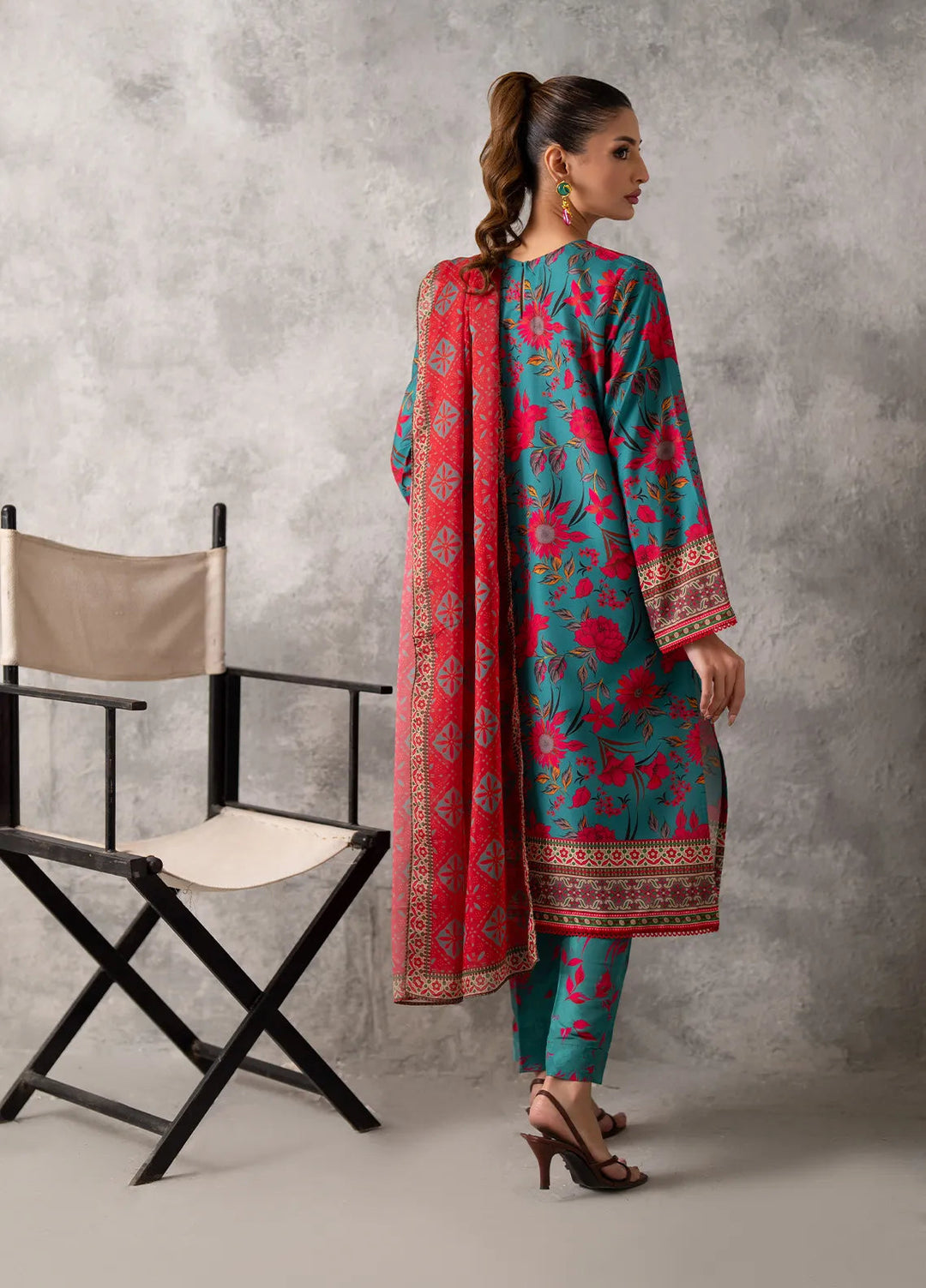 Sibel by Salitex Printed Lawn Suit Unstitched 3 Piece SUNW24ASI030UT - Summer Collection