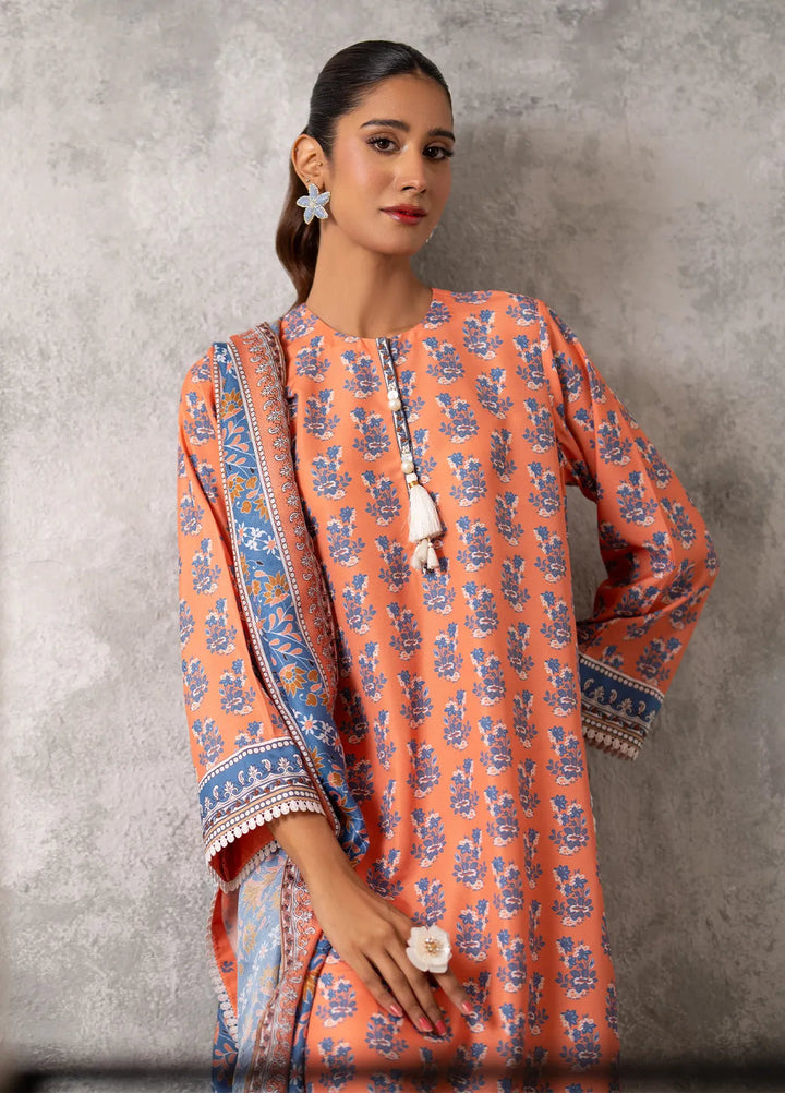 Sibel by Salitex Printed Lawn Suit Unstitched 3 Piece SUNW24ASI031UT - Summer Collection