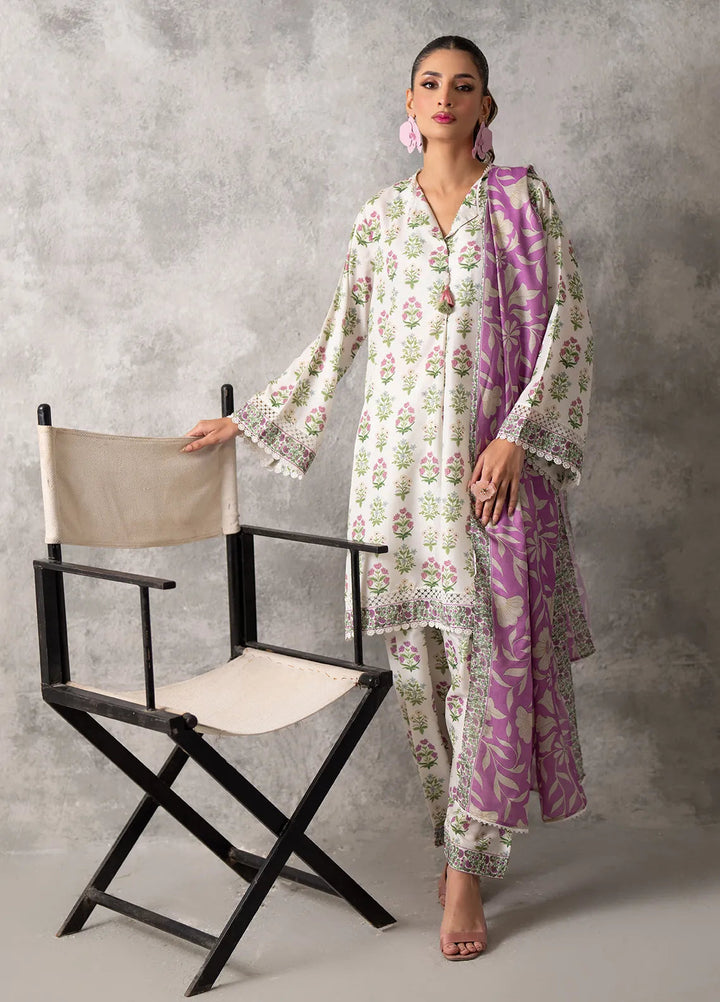 Sibel by Salitex Printed Lawn Suit Unstitched 3 Piece SUNW24ASI032UT - Summer Collection