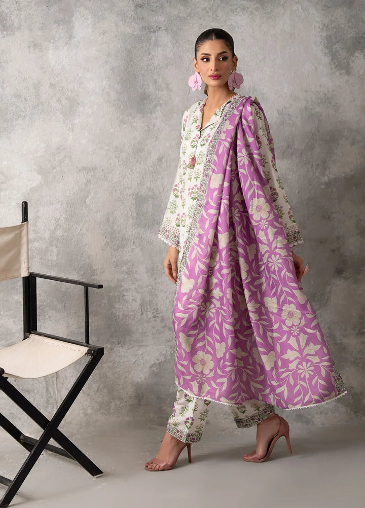 Sibel by Salitex Printed Lawn Suit Unstitched 3 Piece SUNW24ASI032UT - Summer Collection