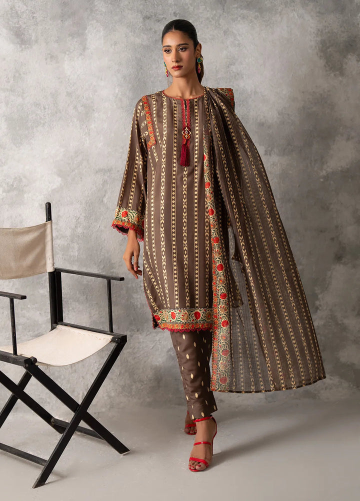 Sibel by Salitex Printed Lawn Suit Unstitched 3 Piece SUNW24ASI033UT - Summer Collection