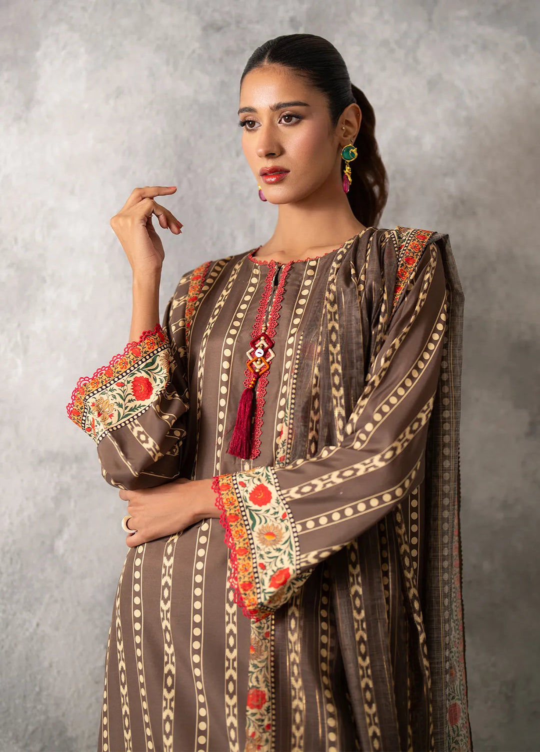 Sibel by Salitex Printed Lawn Suit Unstitched 3 Piece SUNW24ASI033UT - Summer Collection