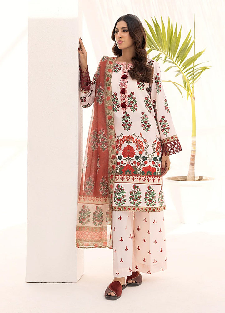 Sibel by Salitex Printed Silk Lawn Suits Unstitched 3 Piece SUNS25ASI093UT - Summer Collection