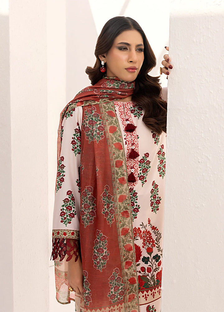 Sibel by Salitex Printed Silk Lawn Suits Unstitched 3 Piece SUNS25ASI093UT - Summer Collection