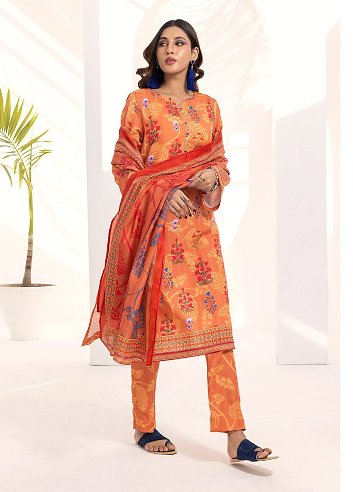 Sibel by Salitex Printed Silk Lawn Suits Unstitched 3 Piece SUNS25ASI097UT - Summer Collection