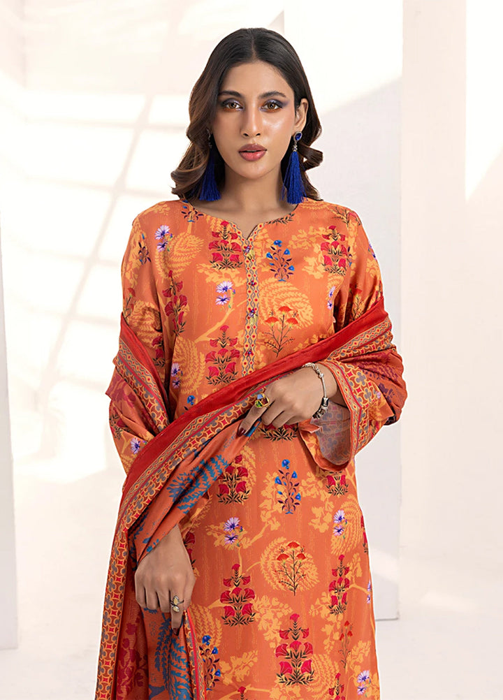 Sibel by Salitex Printed Silk Lawn Suits Unstitched 3 Piece SUNS25ASI097UT - Summer Collection