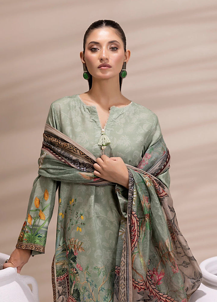 Sibel by Salitex Printed Silk Lawn Suits Unstitched 3 Piece SUNS25ASI161UT - Summer Collection