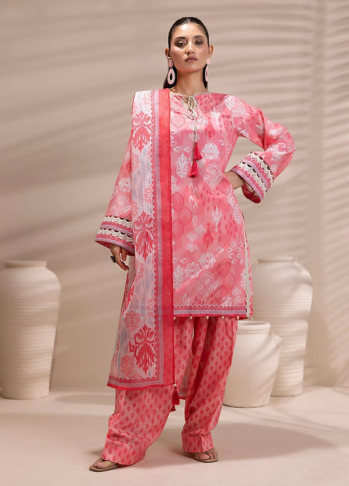 Sibel by Salitex Printed Silk Lawn Suits Unstitched 3 Piece SUNS25ASI164UT - Summer Collection