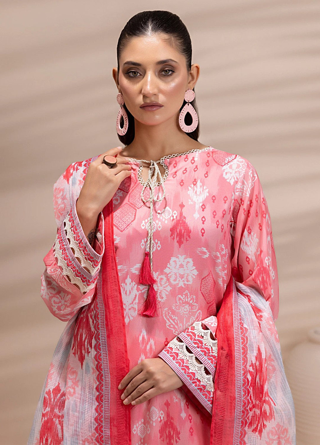 Sibel by Salitex Printed Silk Lawn Suits Unstitched 3 Piece SUNS25ASI164UT - Summer Collection