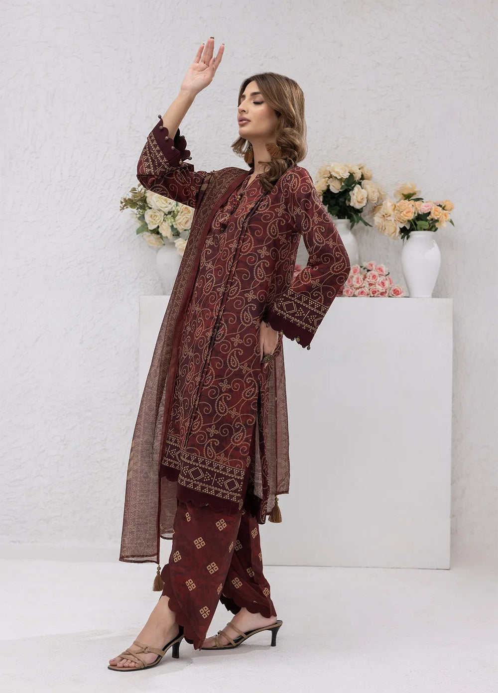 Sibel Jan by Salitex Printed Lawn Suits Unstitched 3 Piece SUNS24ASI069UT - Summer Collection