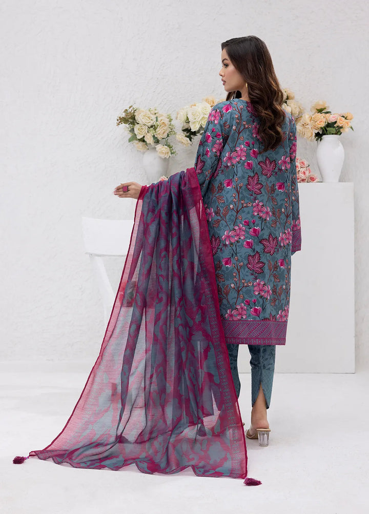 Sibel Jan by Salitex Printed Lawn Suits Unstitched 3 Piece SUNS24ASI070UT - Summer Collection