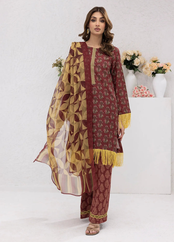 Sibel Jan by Salitex Printed Lawn Suits Unstitched 3 Piece SUNS24ASI074UT - Summer Collection