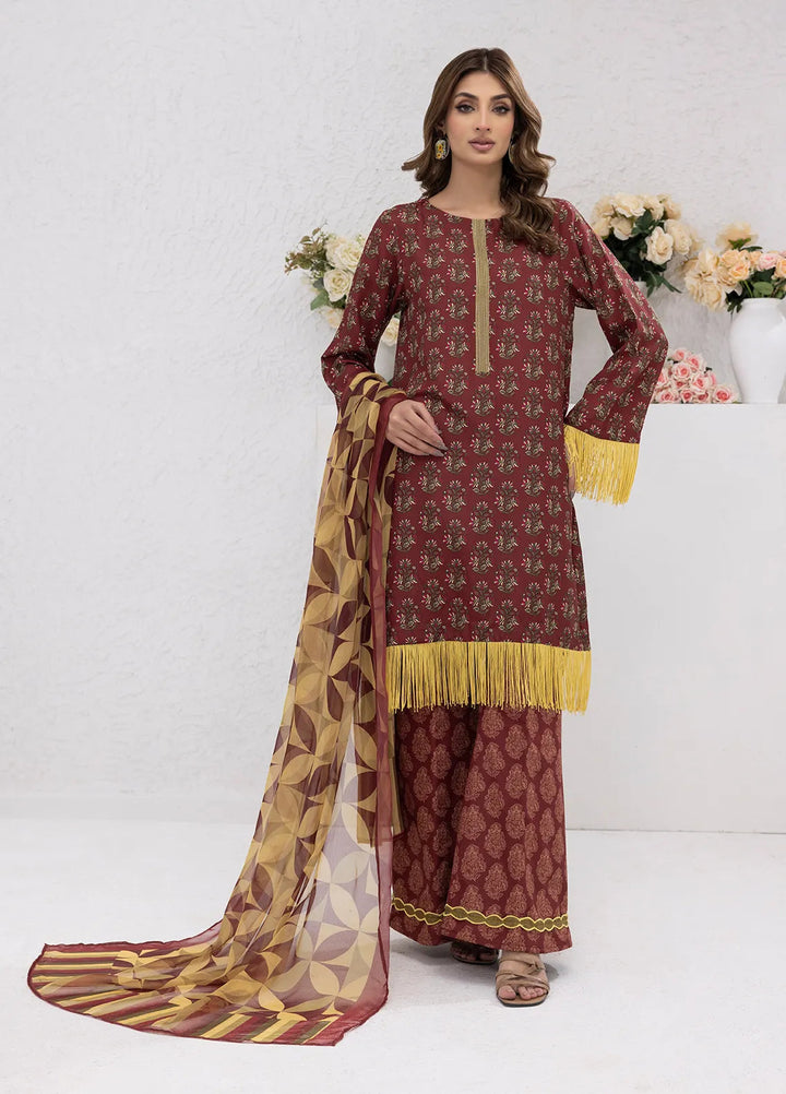 Sibel Jan by Salitex Printed Lawn Suits Unstitched 3 Piece SUNS24ASI074UT - Summer Collection