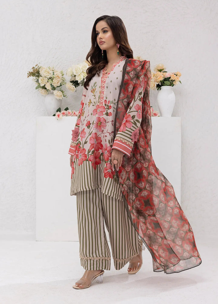 Sibel Jan by Salitex Printed Lawn Suits Unstitched 3 Piece SUNS24ASI077UT - Summer Collection