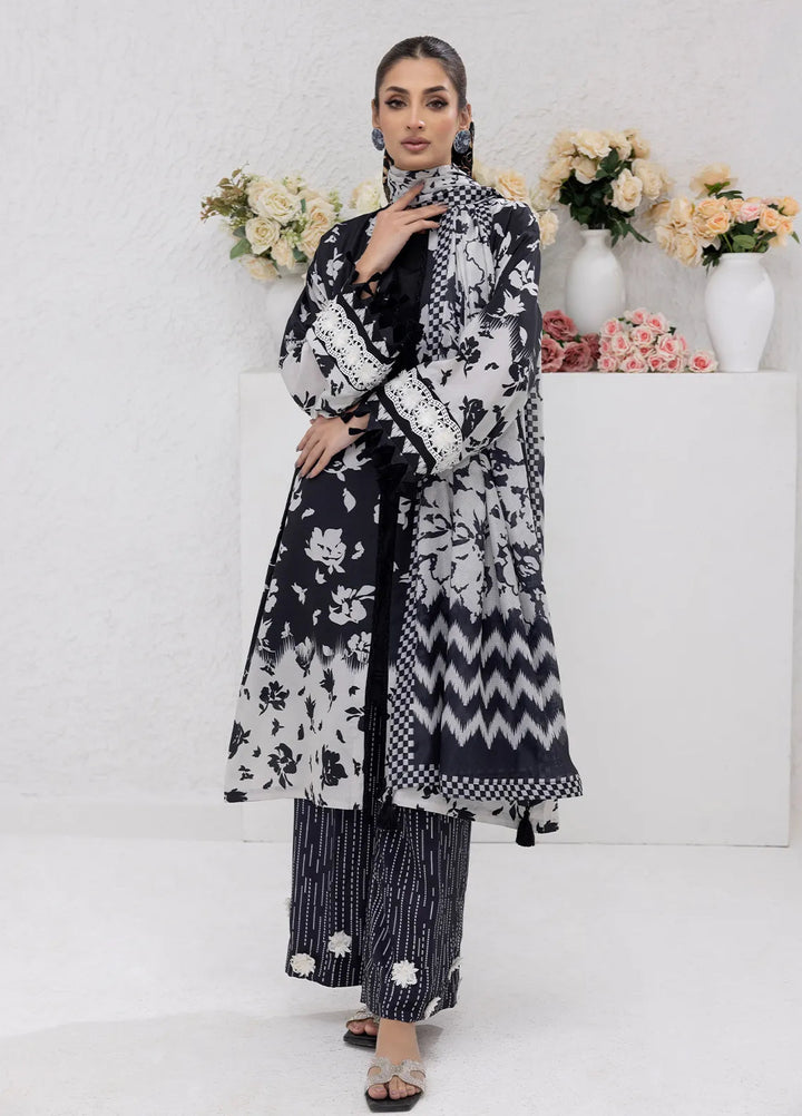 Sibel Jan by Salitex Printed Lawn Suits Unstitched 3 Piece SUNS24ASI080UT - Summer Collection