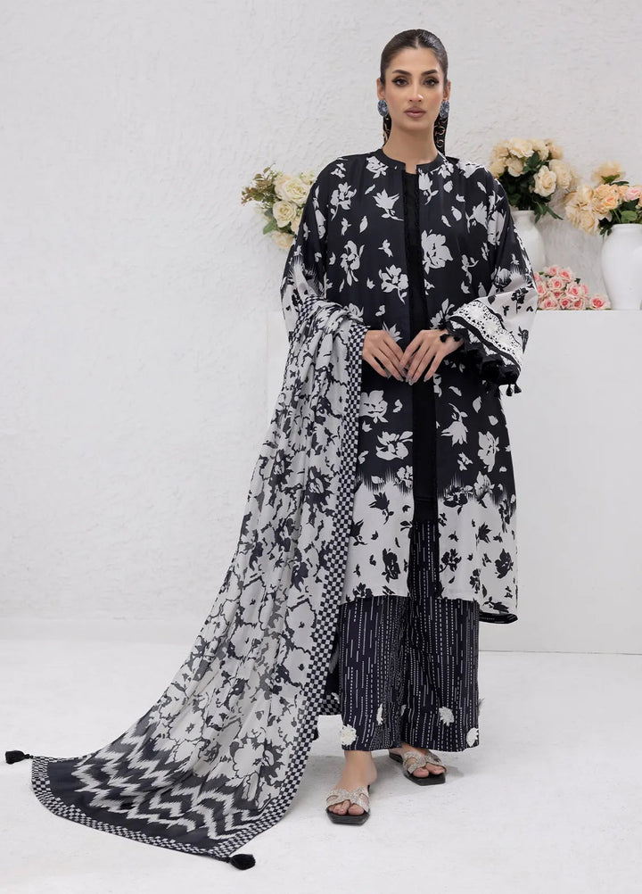 Sibel Jan by Salitex Printed Lawn Suits Unstitched 3 Piece SUNS24ASI080UT - Summer Collection