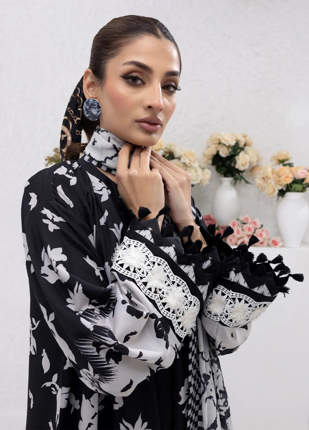Sibel Jan by Salitex Printed Lawn Suits Unstitched 3 Piece SUNS24ASI080UT - Summer Collection
