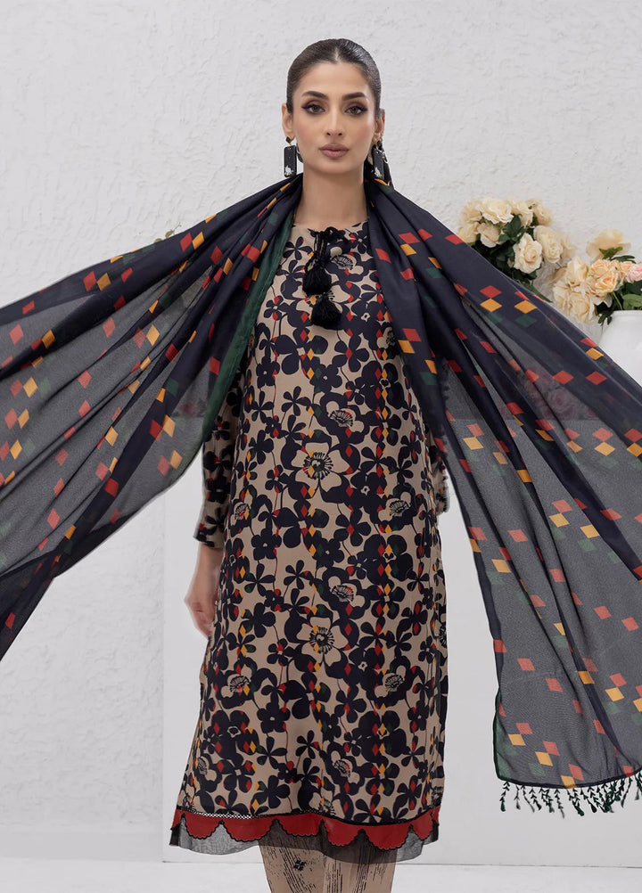 Sibel Jan by Salitex Printed Lawn Suits Unstitched 3 Piece SUNS24ASI081UT - Summer Collection