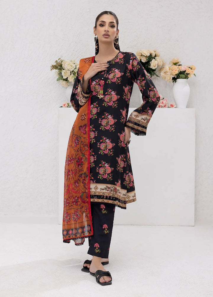 Sibel Jan by Salitex Printed Lawn Suits Unstitched 3 Piece SUNS24ASI082UT - Summer Collection