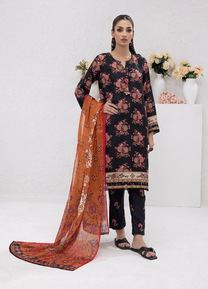 Sibel Jan by Salitex Printed Lawn Suits Unstitched 3 Piece SUNS24ASI082UT - Summer Collection
