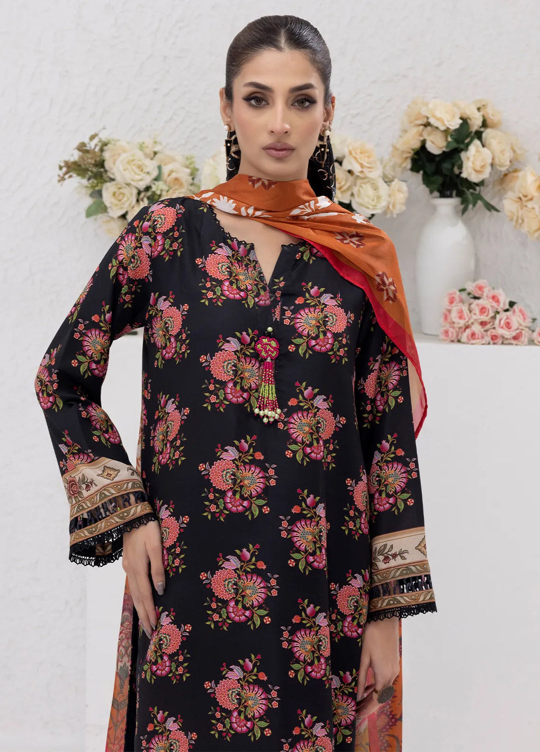 Sibel Jan by Salitex Printed Lawn Suits Unstitched 3 Piece SUNS24ASI082UT - Summer Collection