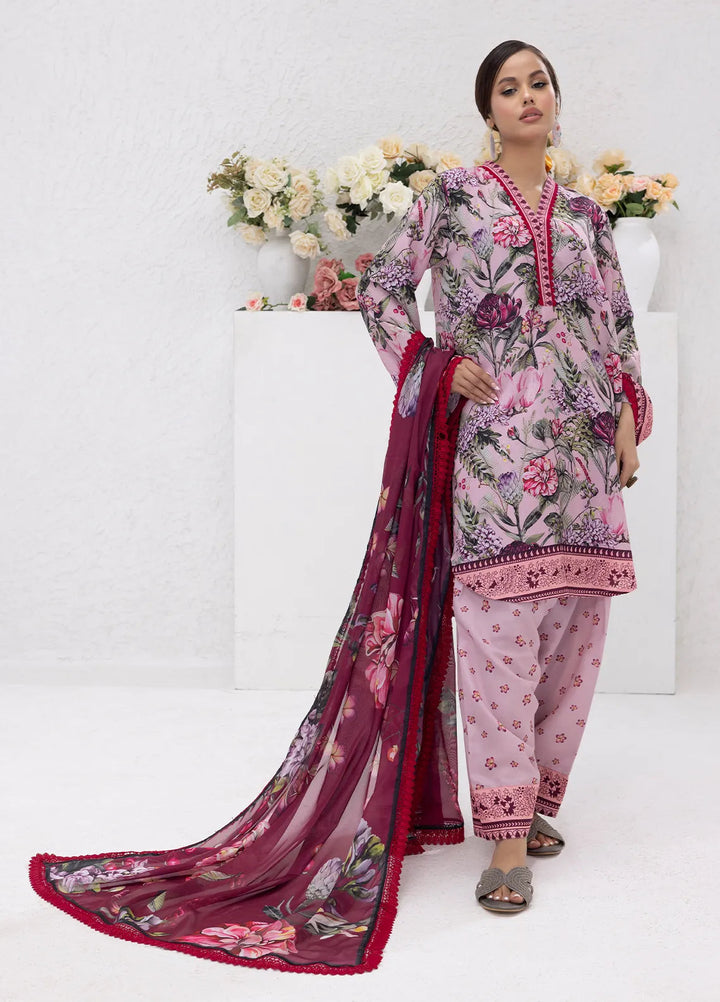 Sibel Jan by Salitex Printed Lawn Suits Unstitched 3 Piece SUNS24ASI083UT - Summer Collection