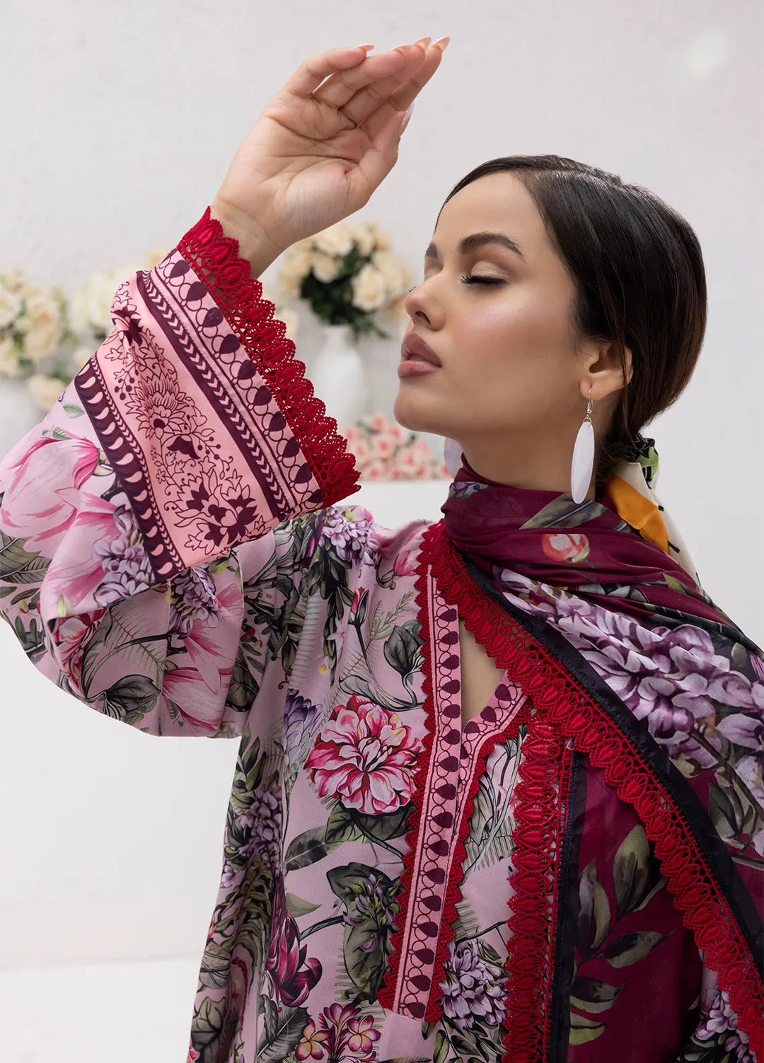 Sibel Jan by Salitex Printed Lawn Suits Unstitched 3 Piece SUNS24ASI083UT - Summer Collection