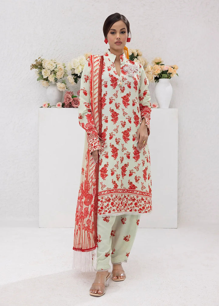 Sibel Jan by Salitex Printed Lawn Suits Unstitched 3 Piece SUNS24ASI084UT - Summer Collection