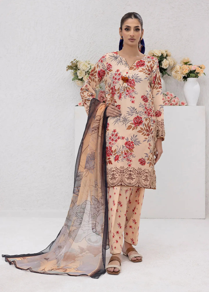 Sibel Jan by Salitex Printed Lawn Suits Unstitched 3 Piece SUNS24ASI086UT - Summer Collection