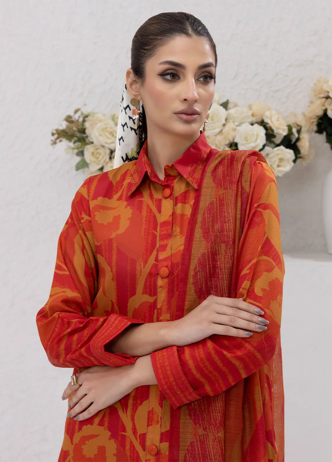 Sibel Jan by Salitex Printed Lawn Suits Unstitched 3 Piece SUNS24ASI087UT - Summer Collection