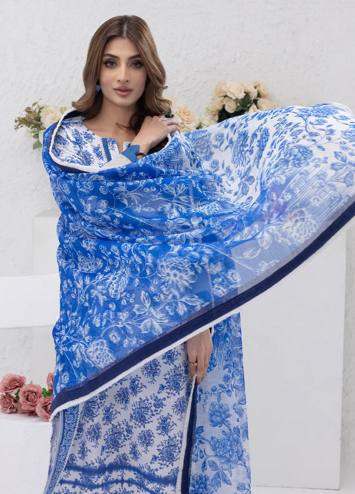 Sibel Jan by Salitex Printed Lawn Suits Unstitched 3 Piece SUNS24ASI088UT - Summer Collection