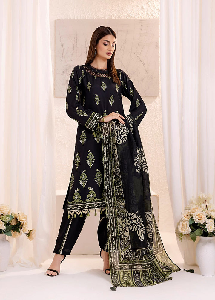 Sible by Salitex Printed Silk Lawn Suits Unstitched 3 Piece SUNS25ASI135UT - Summer Collection
