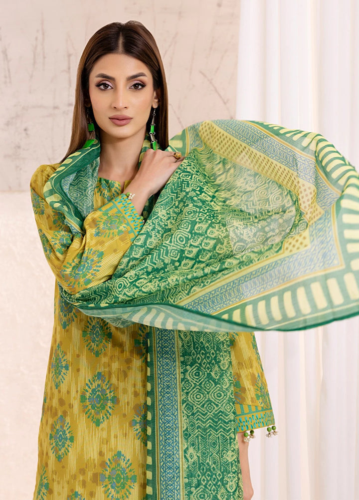 Sible by Salitex Printed Silk Lawn Suits Unstitched 3 Piece SUNS25ASI140UT - Summer Collection
