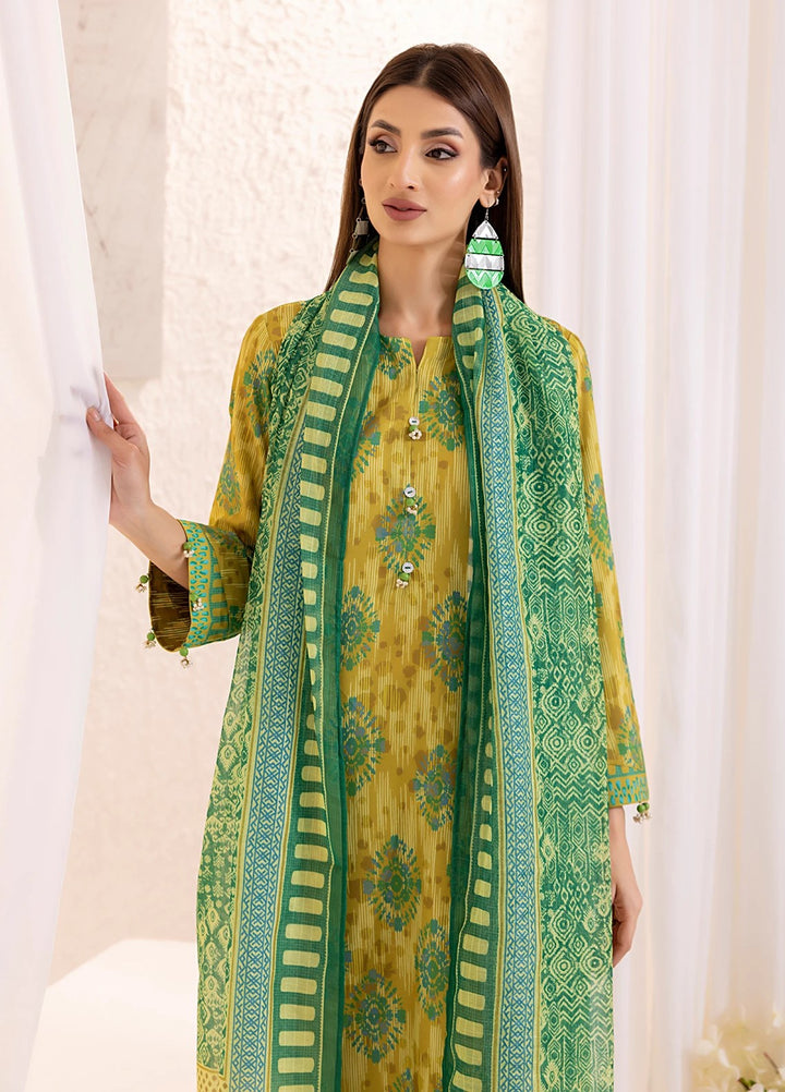 Sible by Salitex Printed Silk Lawn Suits Unstitched 3 Piece SUNS25ASI140UT - Summer Collection