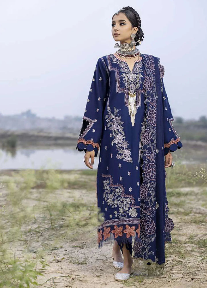 Sierra By Sidra Aleem Embroidered Wool Suit Unstitched 3 Piece SA24SW D-06 - Winter Collection