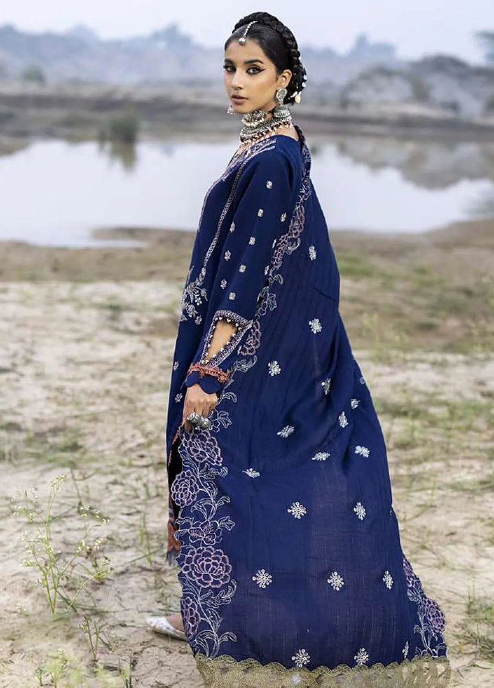 Sierra By Sidra Aleem Embroidered Wool Suit Unstitched 3 Piece SA24SW D-06 - Winter Collection