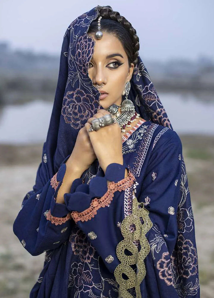 Sierra By Sidra Aleem Embroidered Wool Suit Unstitched 3 Piece SA24SW D-06 - Winter Collection