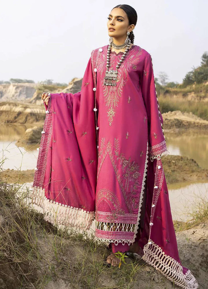 Sierra By Sidra Aleem Embroidered Wool Suit Unstitched 3 Piece SA24SW D-07 - Winter Collection