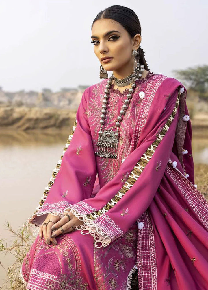 Sierra By Sidra Aleem Embroidered Wool Suit Unstitched 3 Piece SA24SW D-07 - Winter Collection