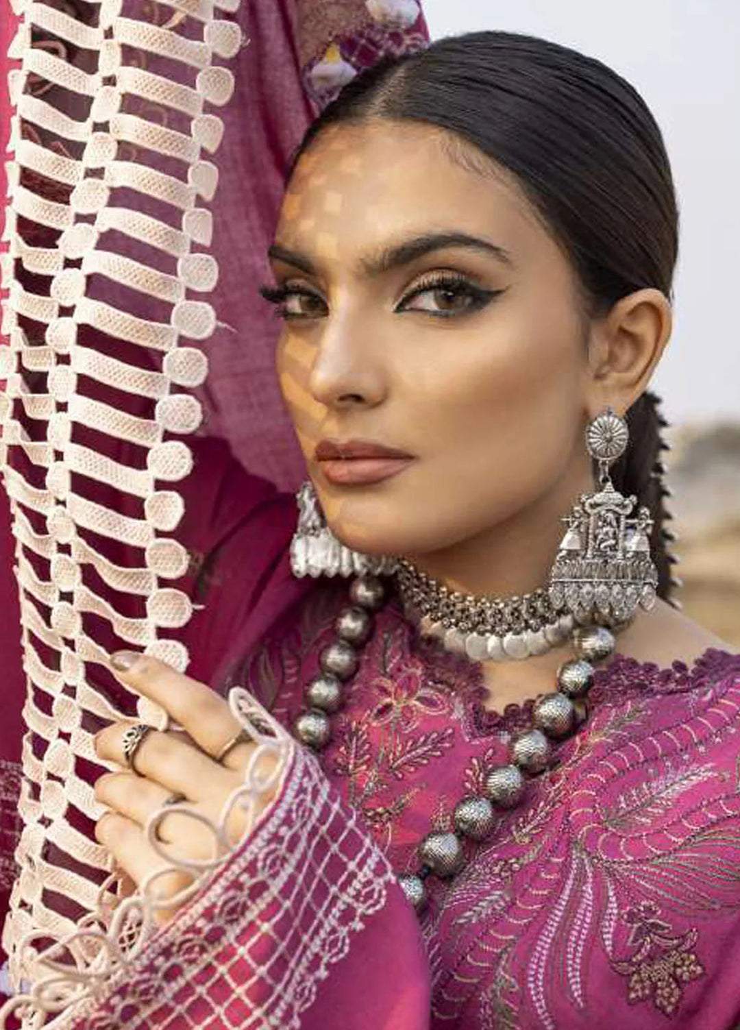 Sierra By Sidra Aleem Embroidered Wool Suit Unstitched 3 Piece SA24SW D-07 - Winter Collection