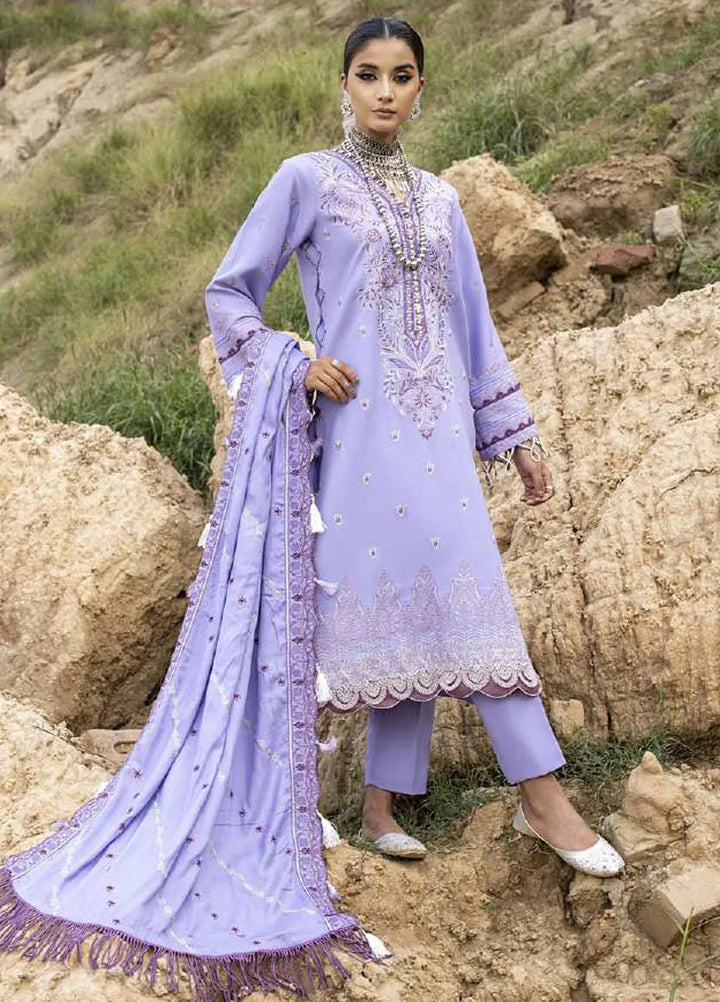 Sierra By Sidra Aleem Embroidered Wool Suit Unstitched 3 Piece SA24SW D-08 - Winter Collection