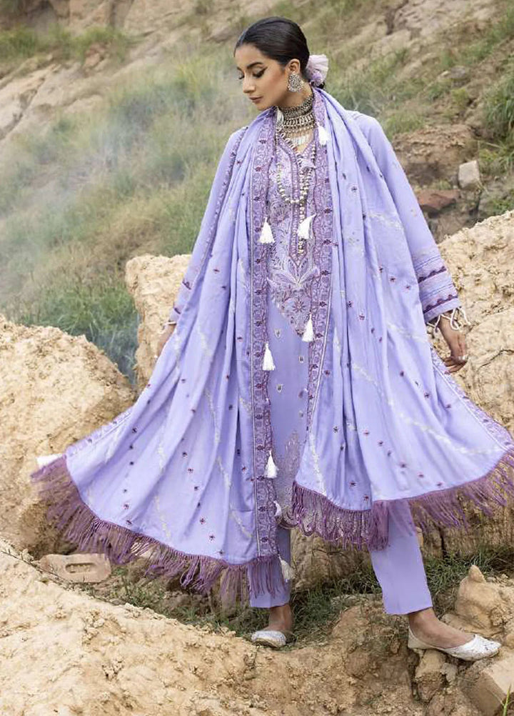 Sierra By Sidra Aleem Embroidered Wool Suit Unstitched 3 Piece SA24SW D-08 - Winter Collection