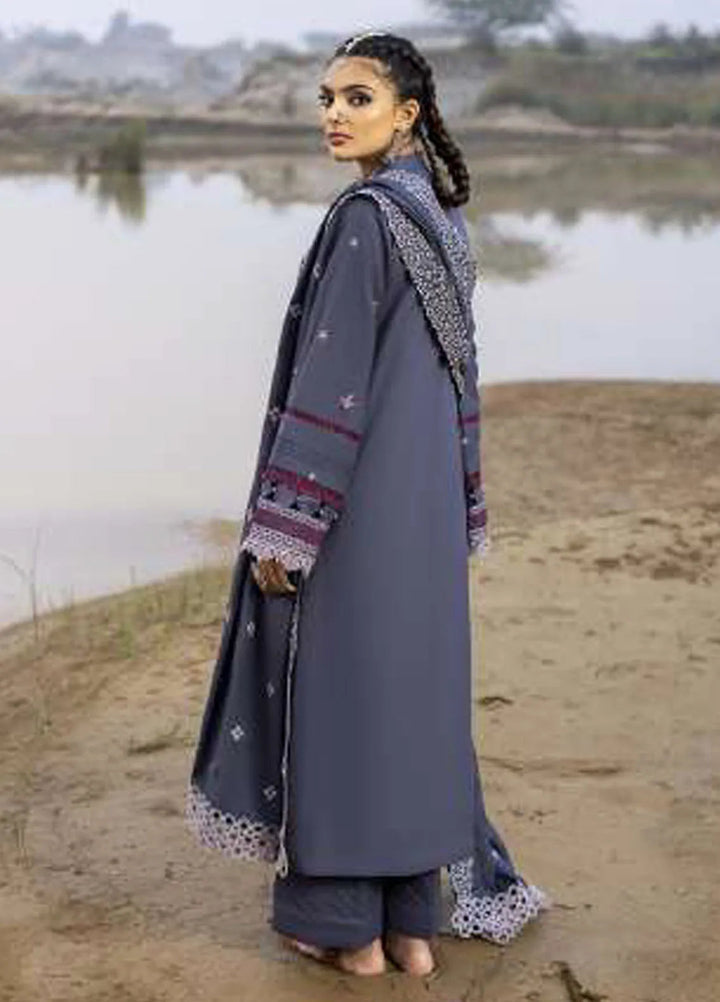 Sierra By Sidra Aleem Embroidered Wool Suit Unstitched 3 Piece SA24SW D-10 - Winter Collection