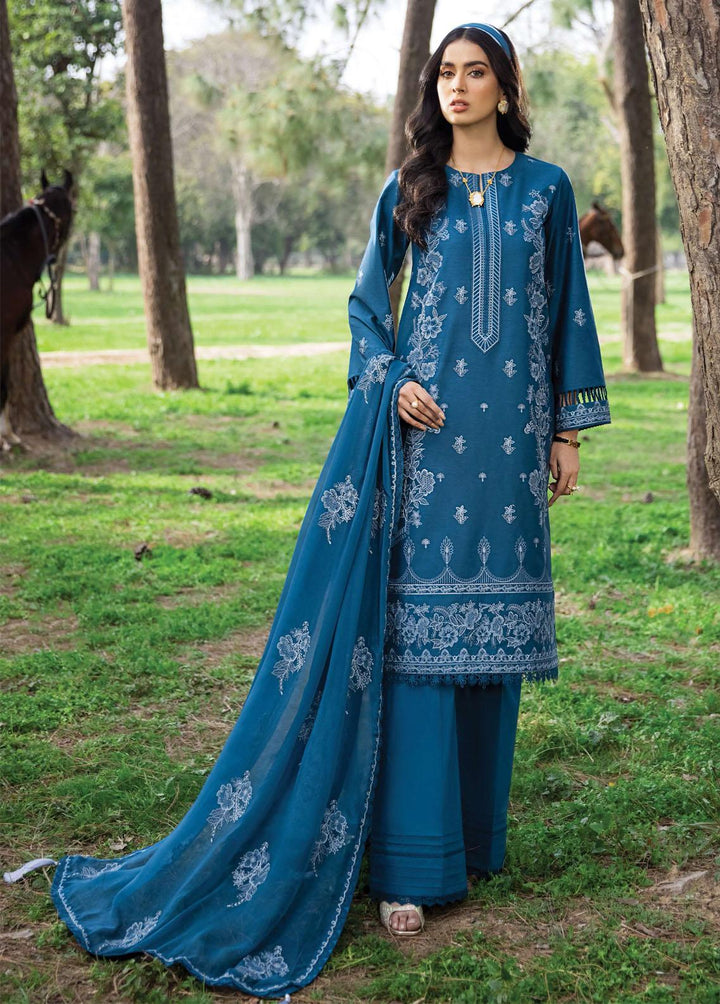 Sifa Embroidered Lawn Suits Unstitched 3 Piece SF22S SL22-04 Lady Bold - Spring Collection